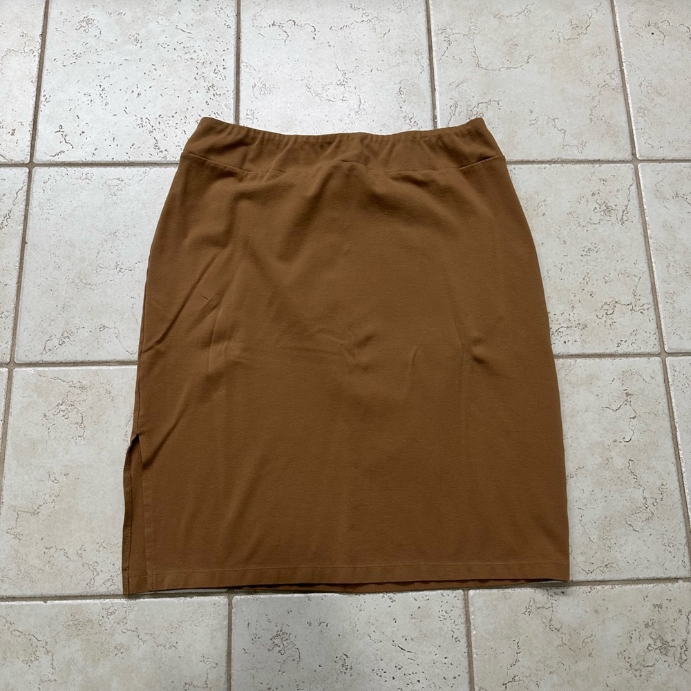 Camel colored Pencil Skirt